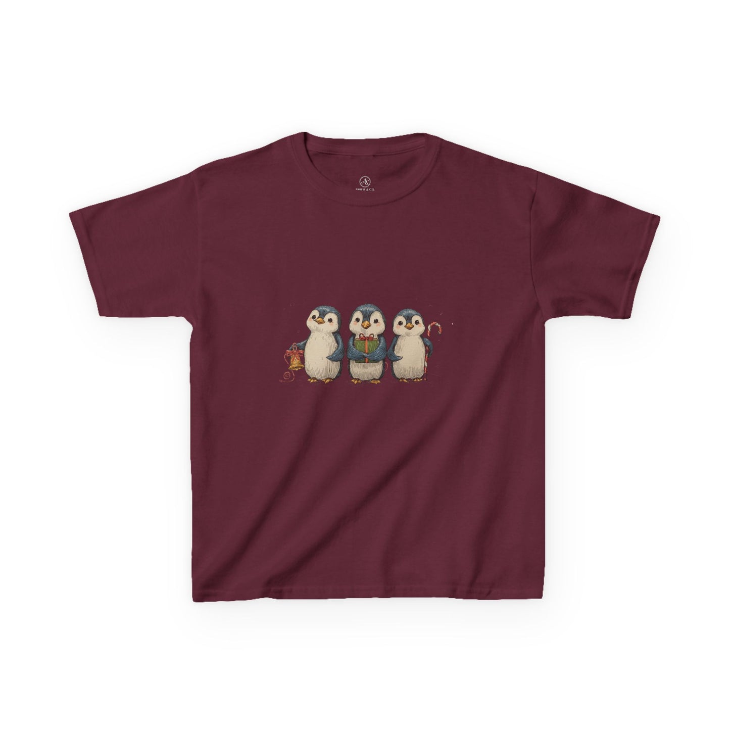 Whimsical Penguin Kids Tee