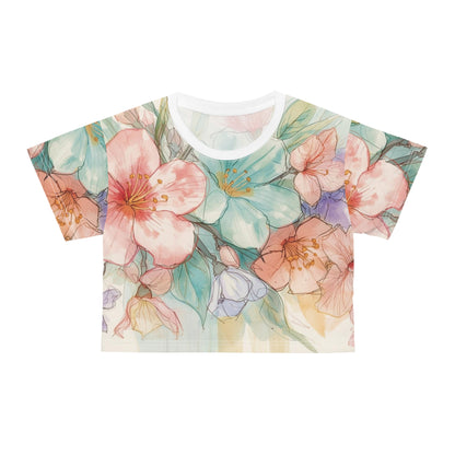 Floral Crop Tee