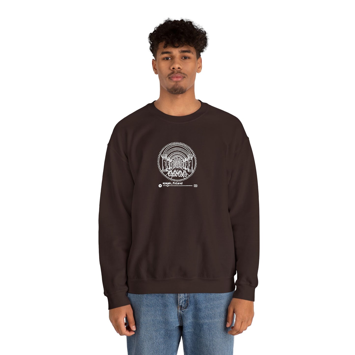 Speak Crewneck Sweatshirt - White Stitching