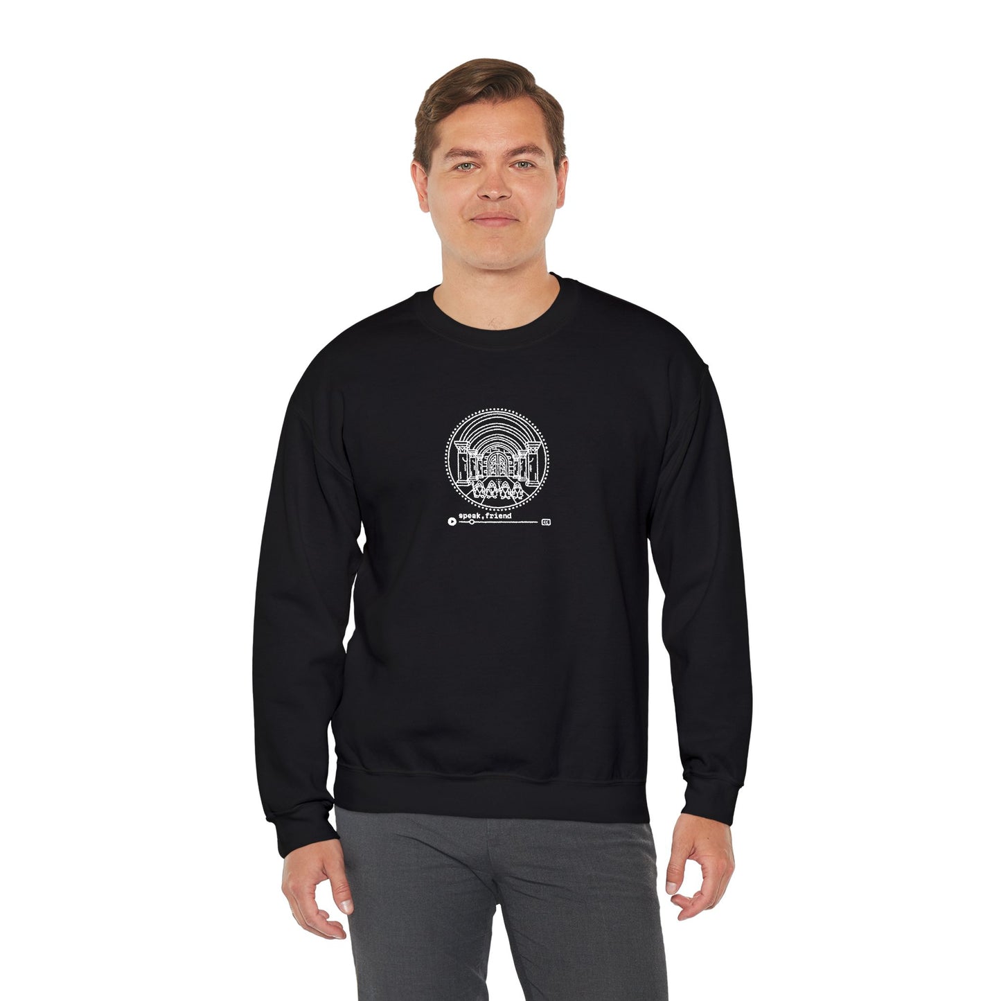 Speak Crewneck Sweatshirt - White Stitching