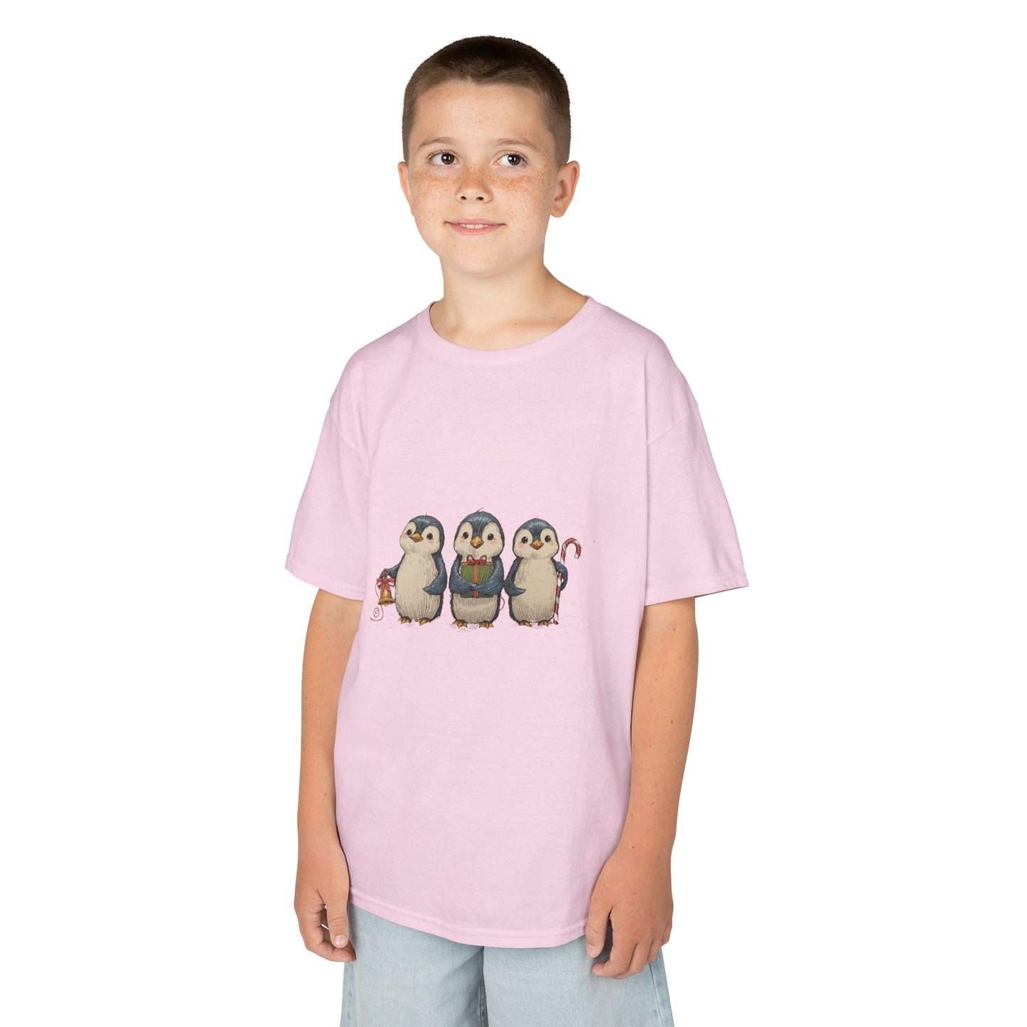 Whimsical Penguin Kids Tee