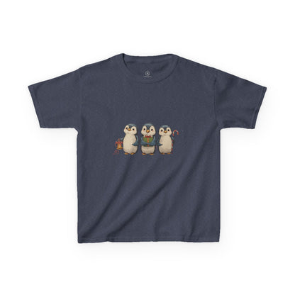 Whimsical Penguin Kids Tee