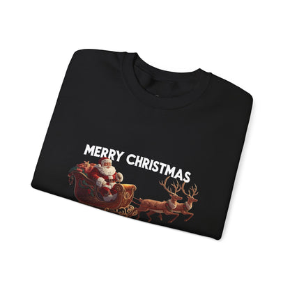 Christmas Santa Sleigh Sweatshirt
