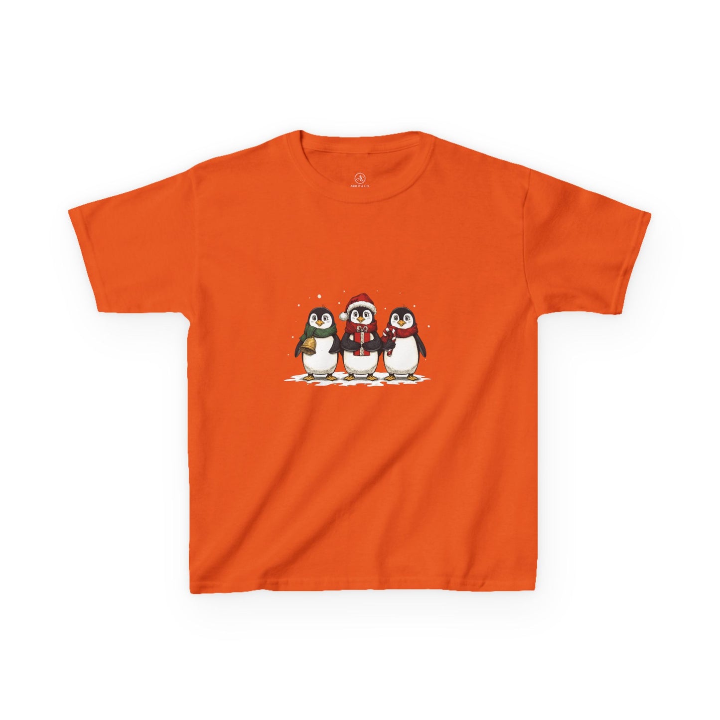 Christmas Penguin Kids Tee