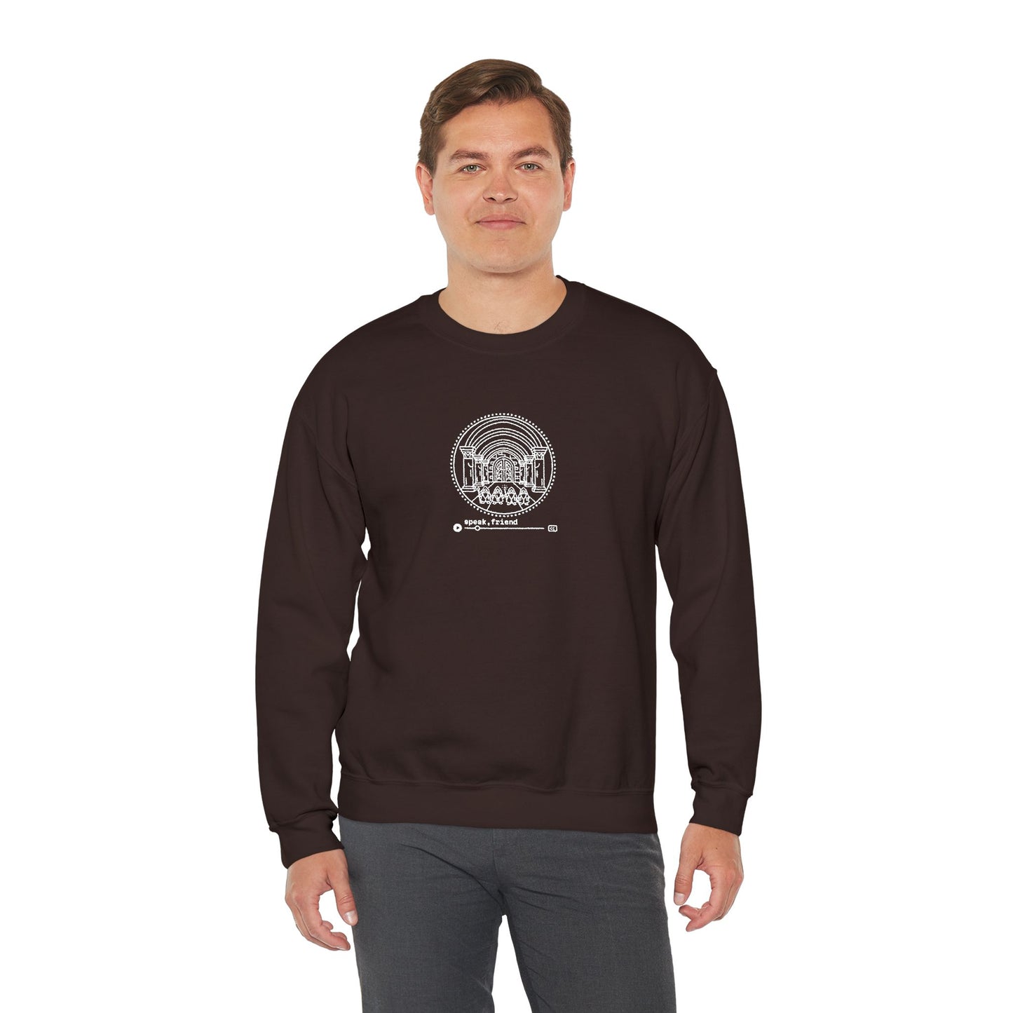 Speak Crewneck Sweatshirt - White Stitching