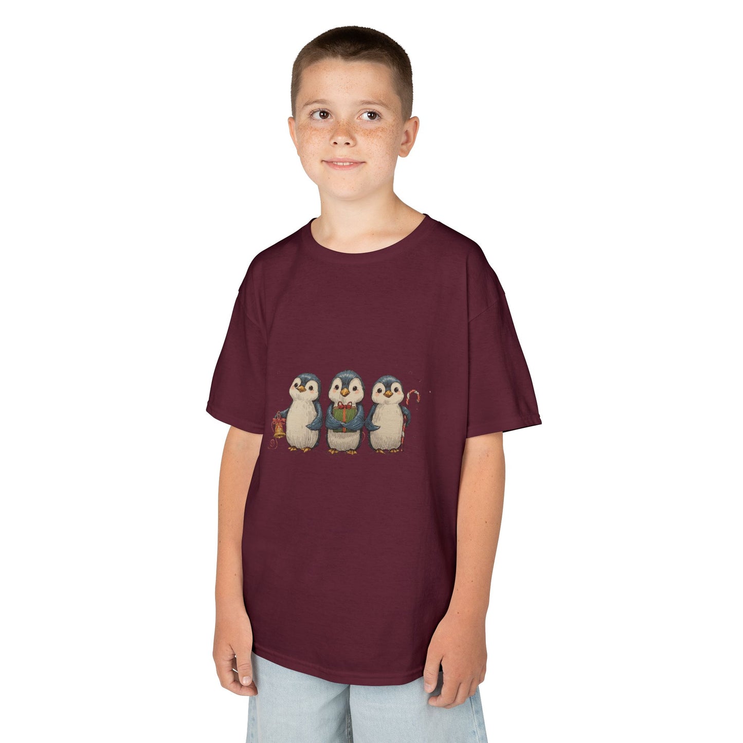 Whimsical Penguin Kids Tee