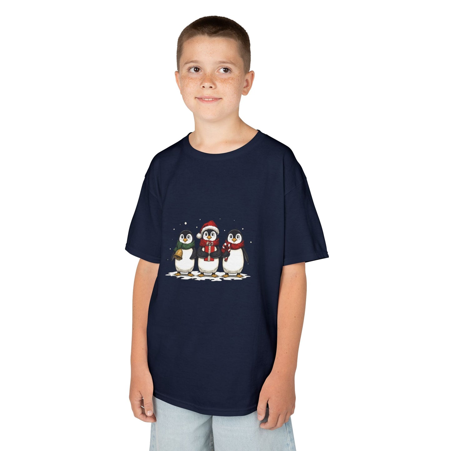 Christmas Penguin Kids Tee