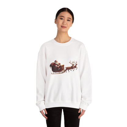 Christmas Santa Sleigh Sweatshirt