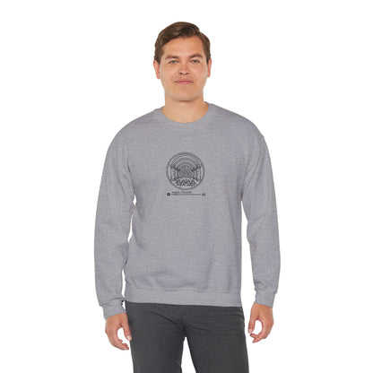 Speak Crewneck Sweatshirt - Black Stitching
