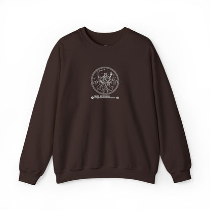 Moon Princess Crewneck Sweatshirt - White Stitching