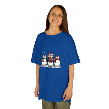 Christmas Penguin Kids Tee