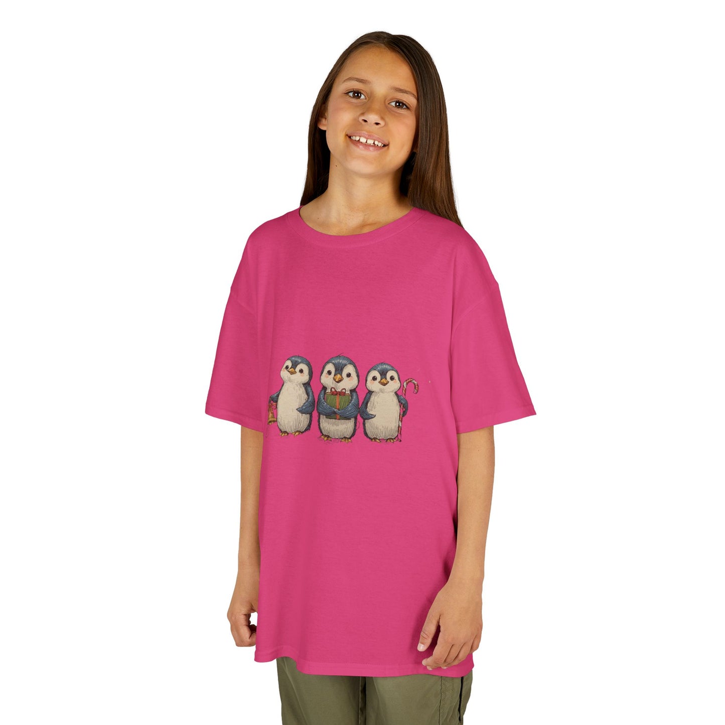 Whimsical Penguin Kids Tee