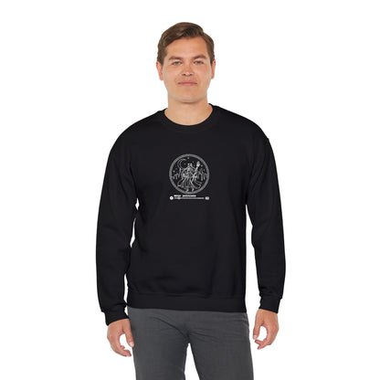 Moon Princess Crewneck Sweatshirt - White Stitching