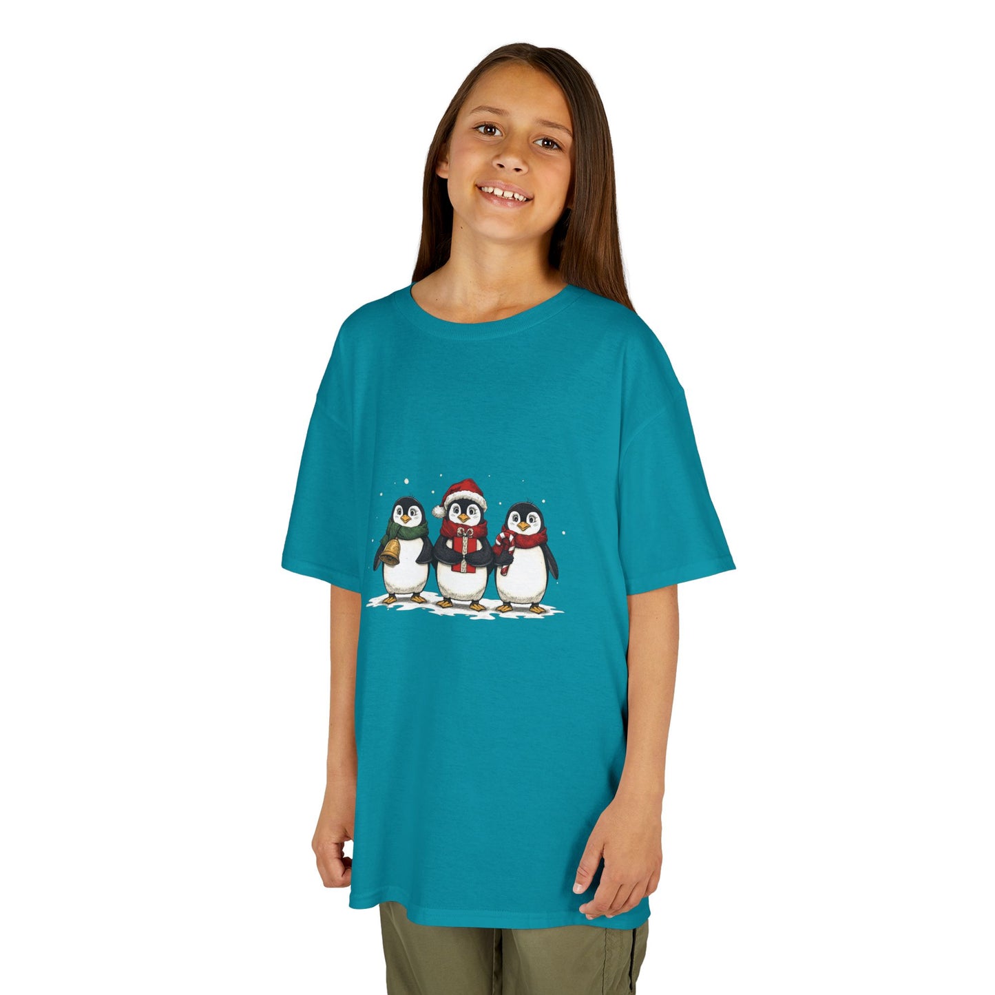 Christmas Penguin Kids Tee