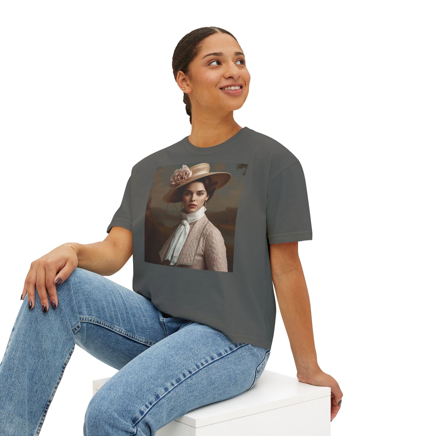 She's Trouble — Boxy Tee