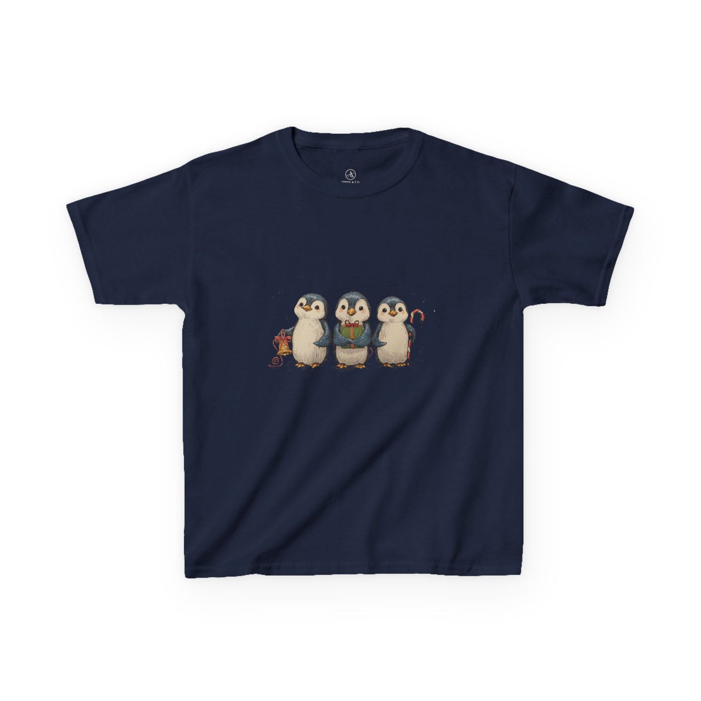 Whimsical Penguin Kids Tee