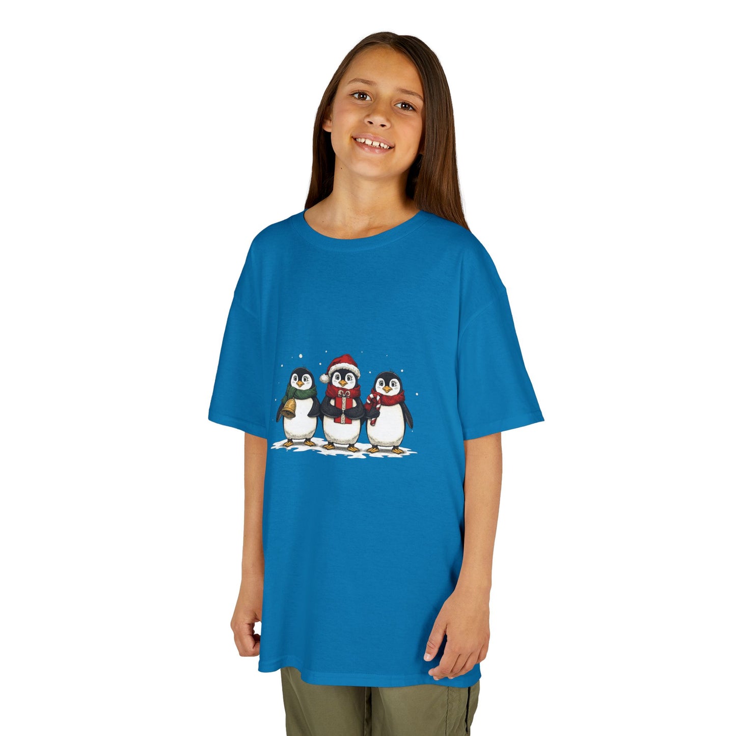 Christmas Penguin Kids Tee
