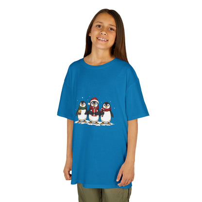 Christmas Penguin Kids Tee
