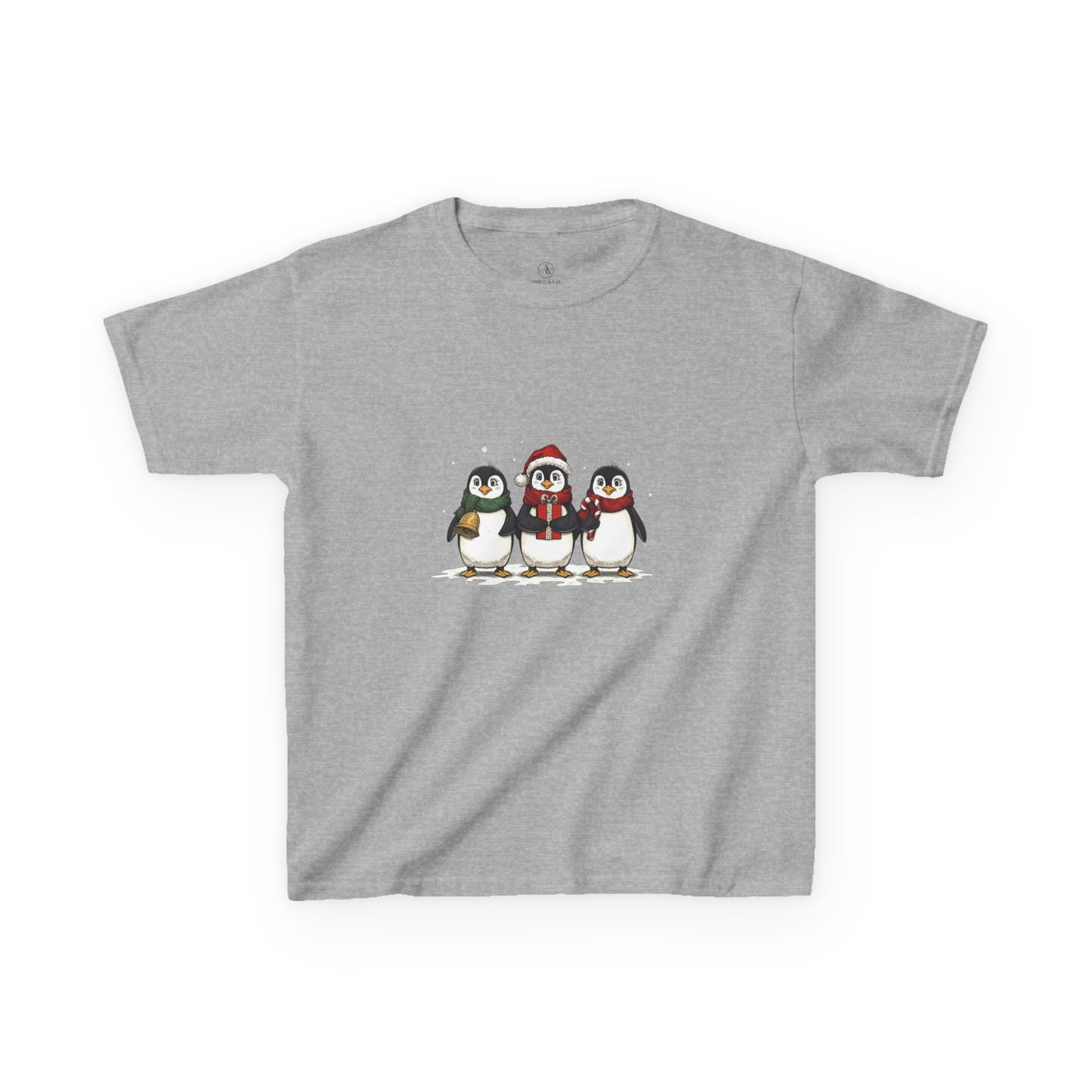 Christmas Penguin Kids Tee