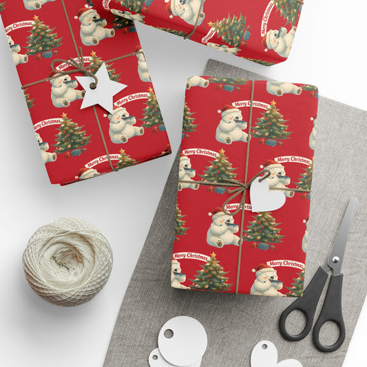 Arreis & Co. Polar Bear Holiday Gift Wrap