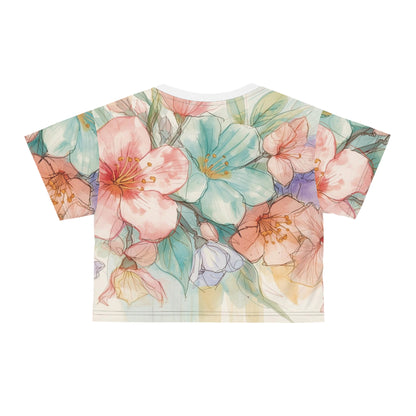 Floral Crop Tee