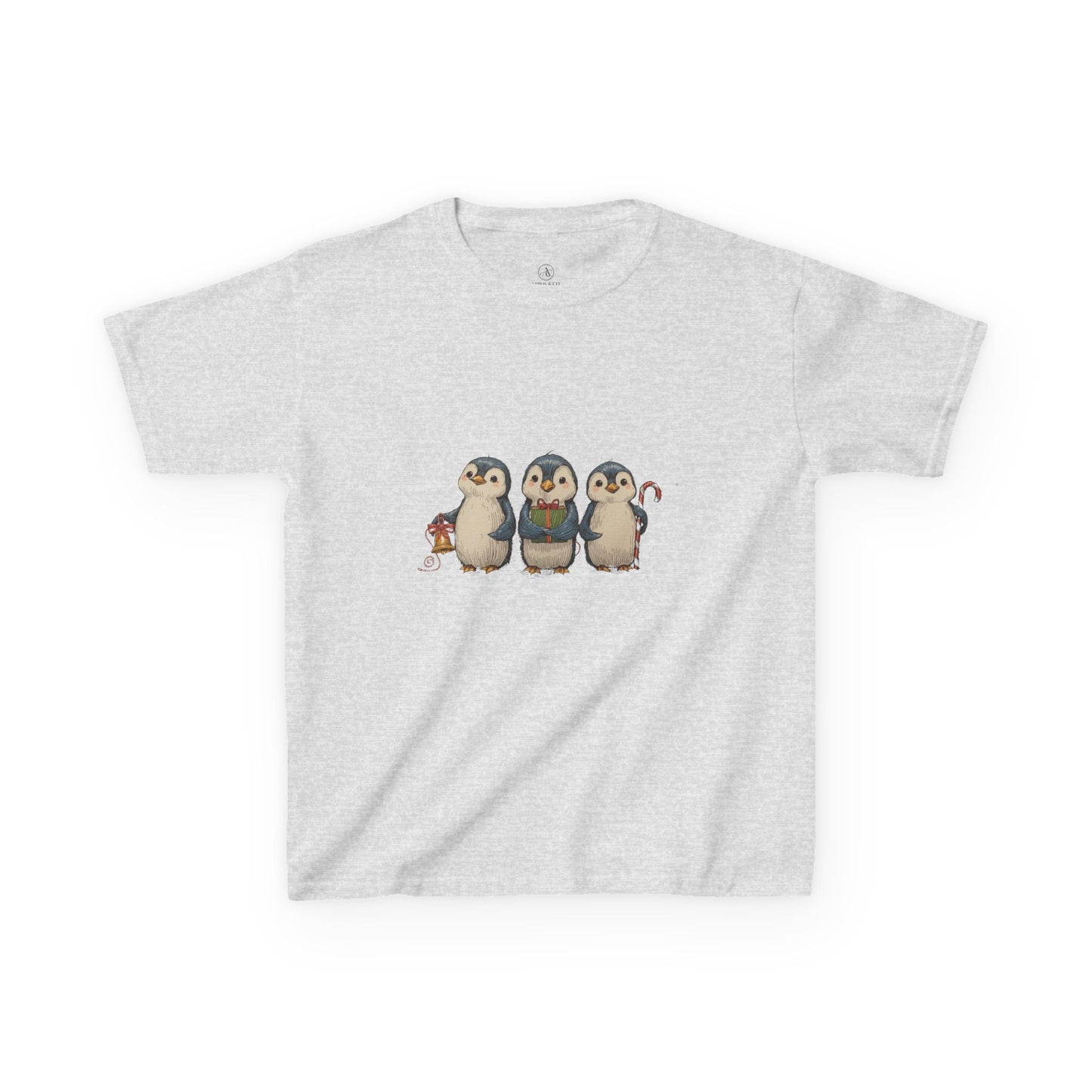 Whimsical Penguin Kids Tee