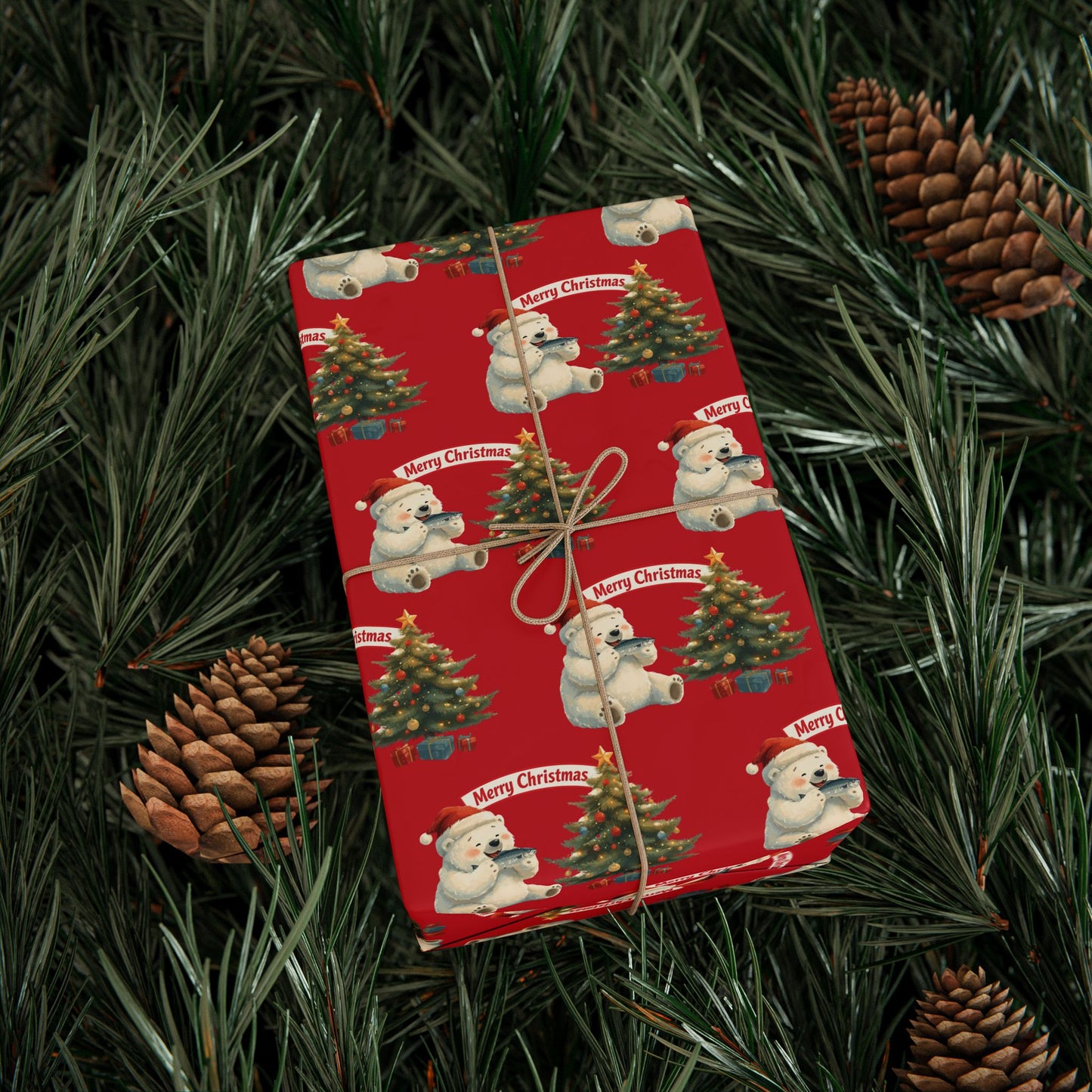 Arreis & Co. Polar Bear Holiday Gift Wrap