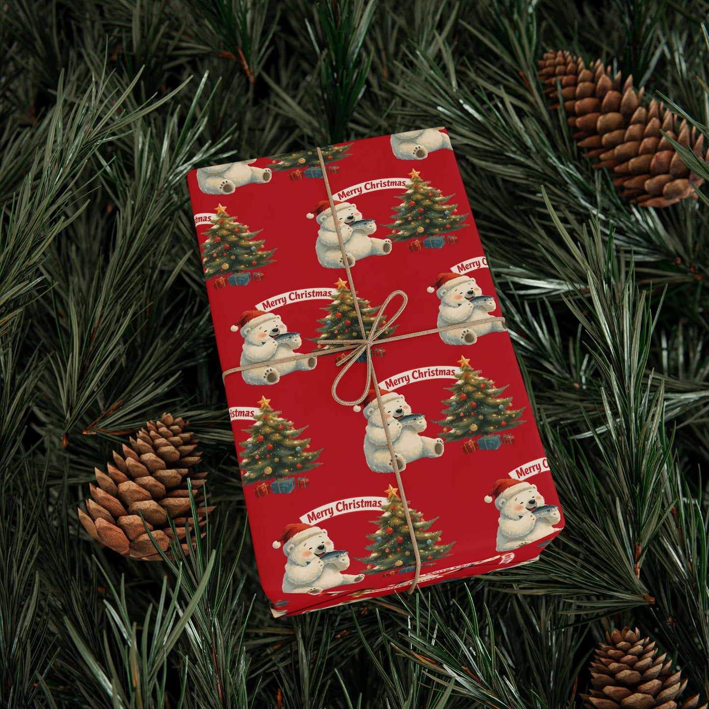 Arreis & Co. Polar Bear Holiday Gift Wrap