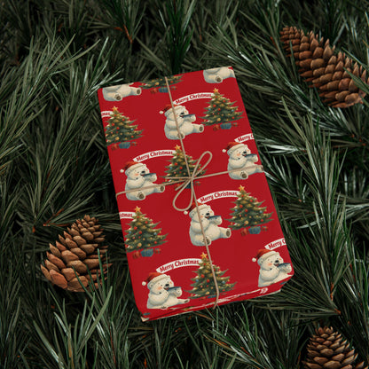 Arreis & Co. Polar Bear Holiday Gift Wrap