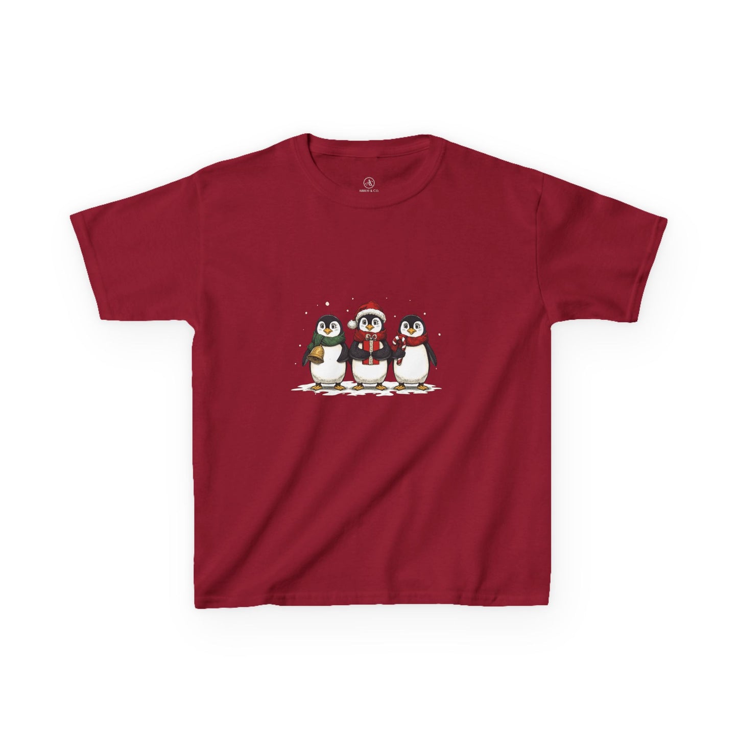 Christmas Penguin Kids Tee