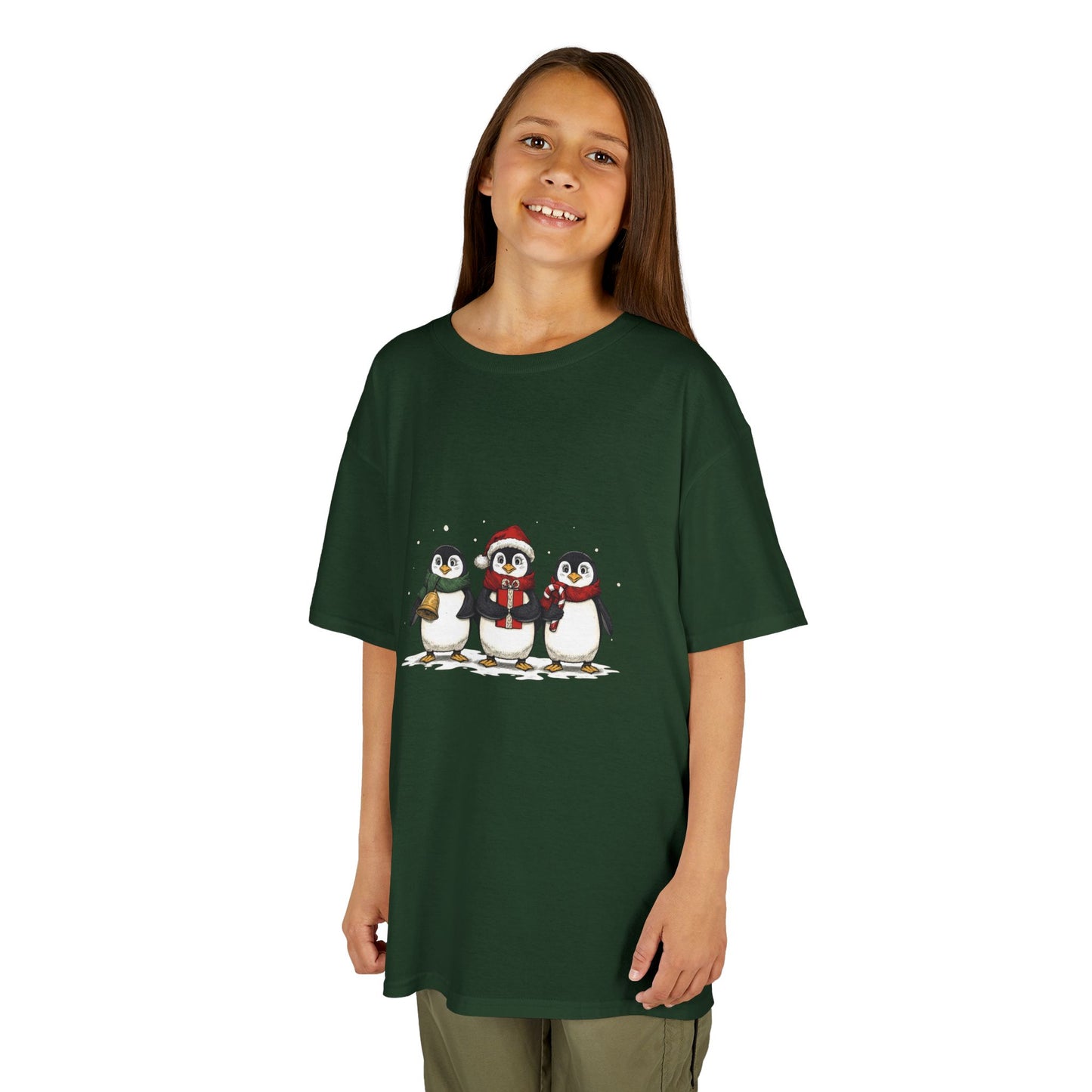 Christmas Penguin Kids Tee