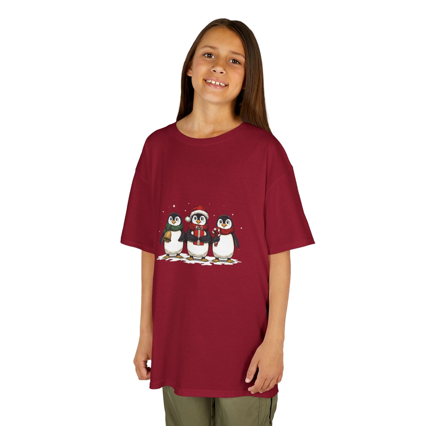 Christmas Penguin Kids Tee