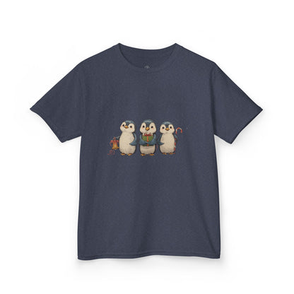 Whimsical Penguin Kids Tee