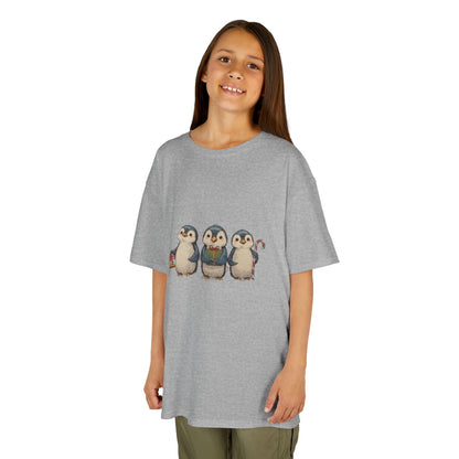 Whimsical Penguin Kids Tee