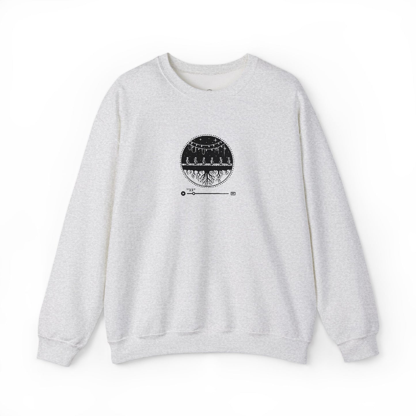 "11" Crewneck Sweatshirt - Black Stitching