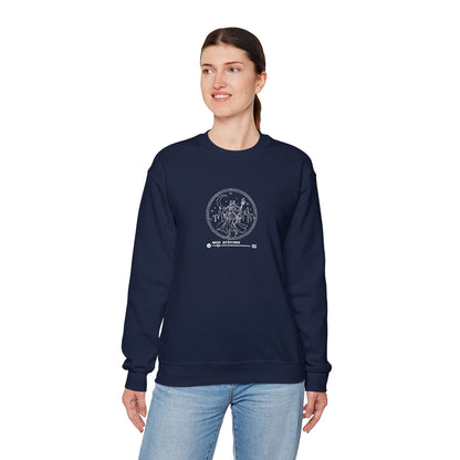 Moon Princess Crewneck Sweatshirt - White Stitching