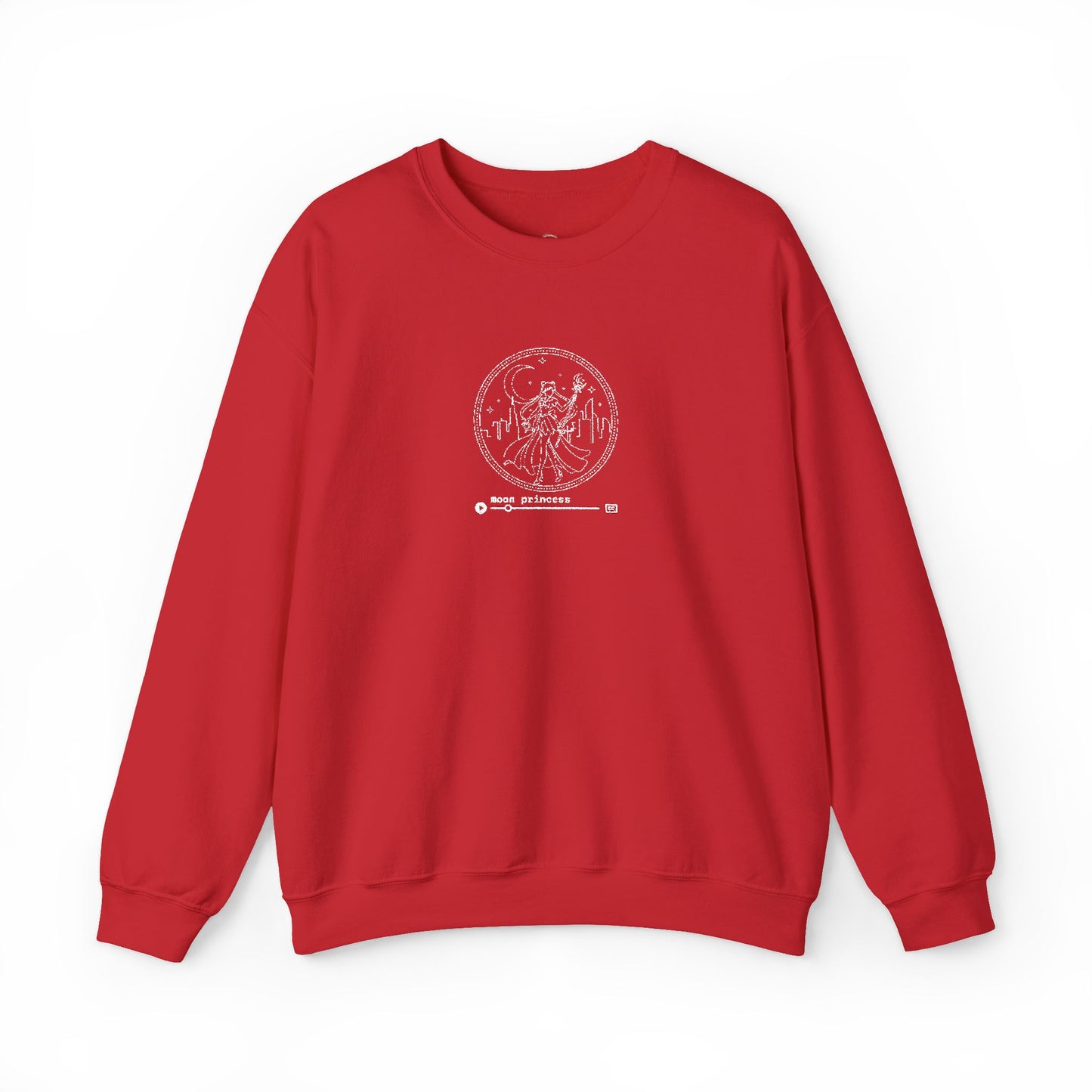 Moon Princess Crewneck Sweatshirt - White Stitching