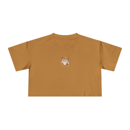 Mini Fox Crop Tee