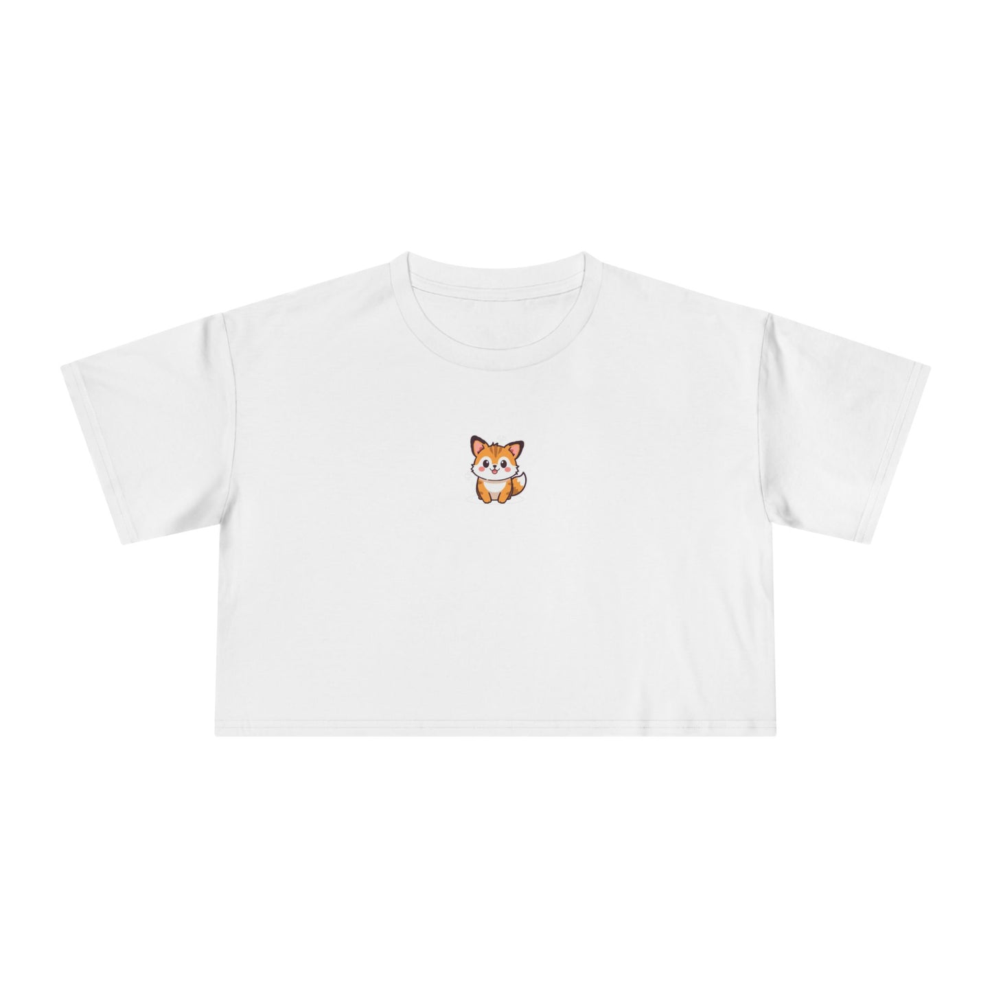 Mini Fox Crop Tee