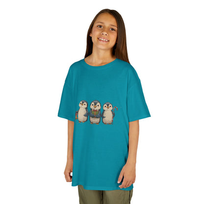 Whimsical Penguin Kids Tee