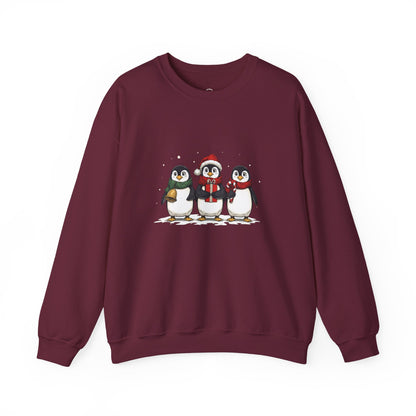 Cozy Holiday Penguin Sweatshirt