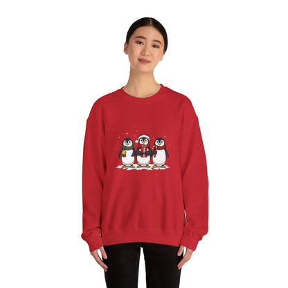 Cozy Holiday Penguin Sweatshirt