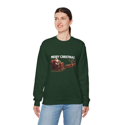 Christmas Santa Sleigh Sweatshirt