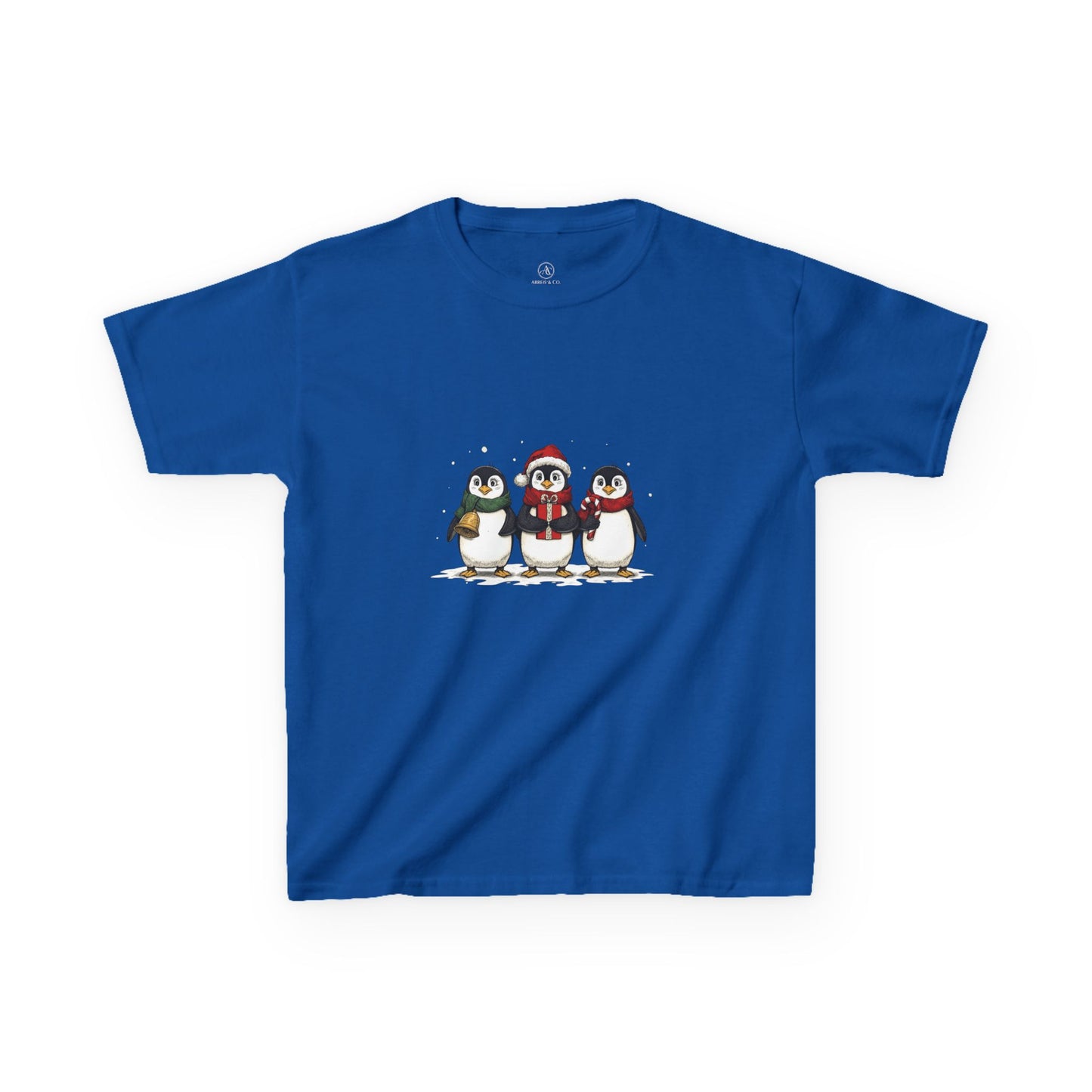 Christmas Penguin Kids Tee