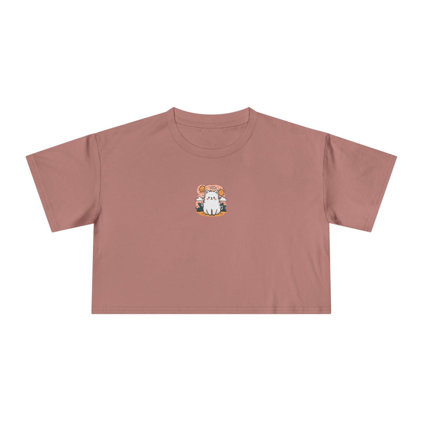 Mini Cat Crop Tee