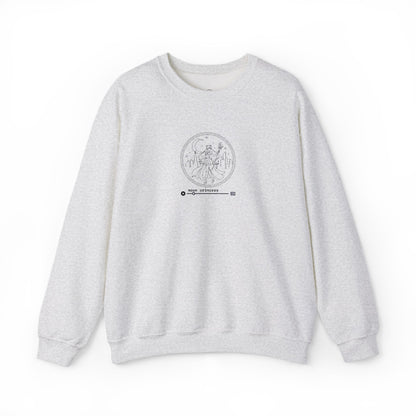 Moon Princess Crewneck Sweatshirt - Black Stitching