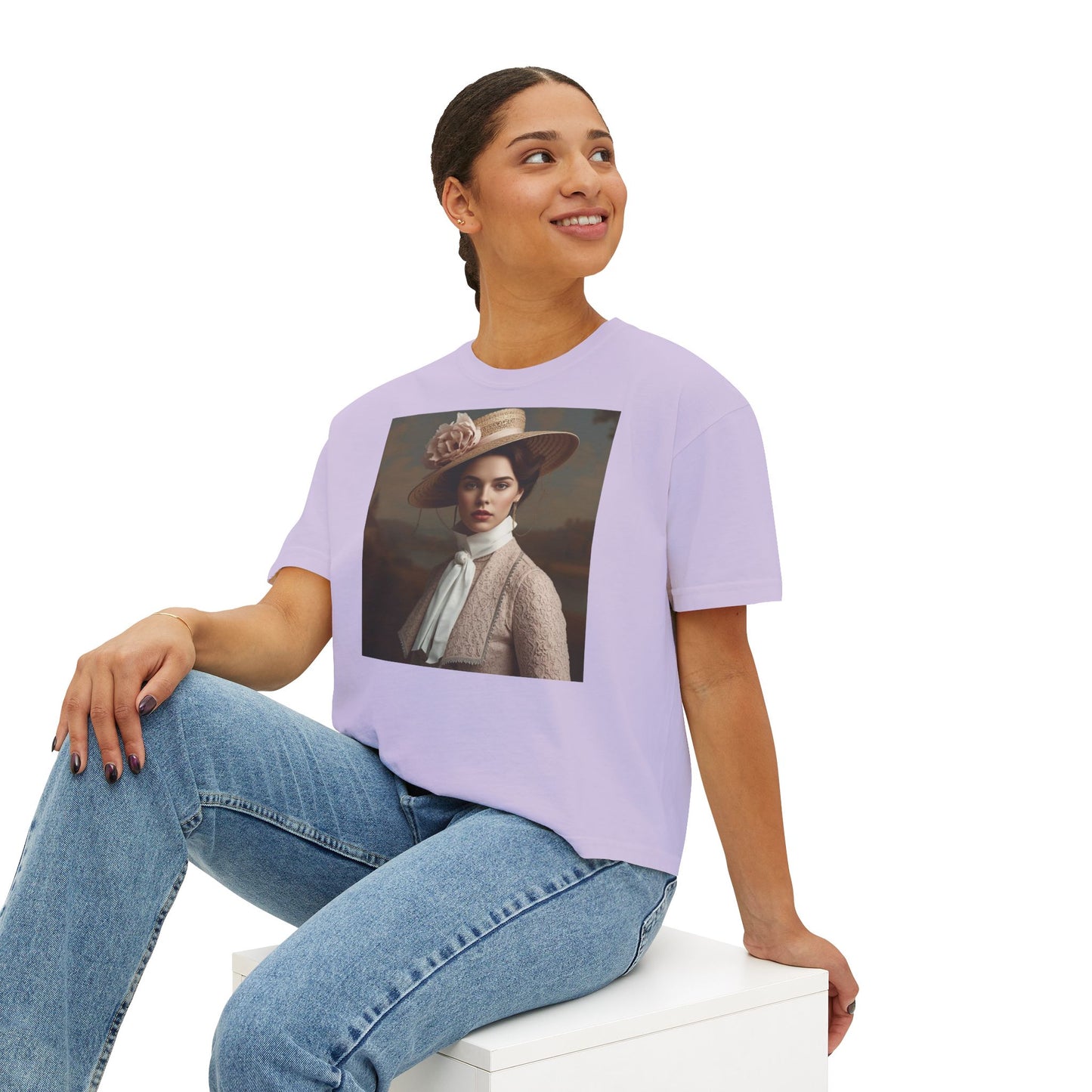 She's Trouble — Boxy Tee