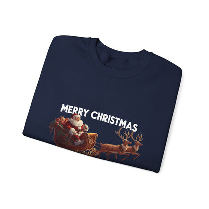 Christmas Santa Sleigh Sweatshirt