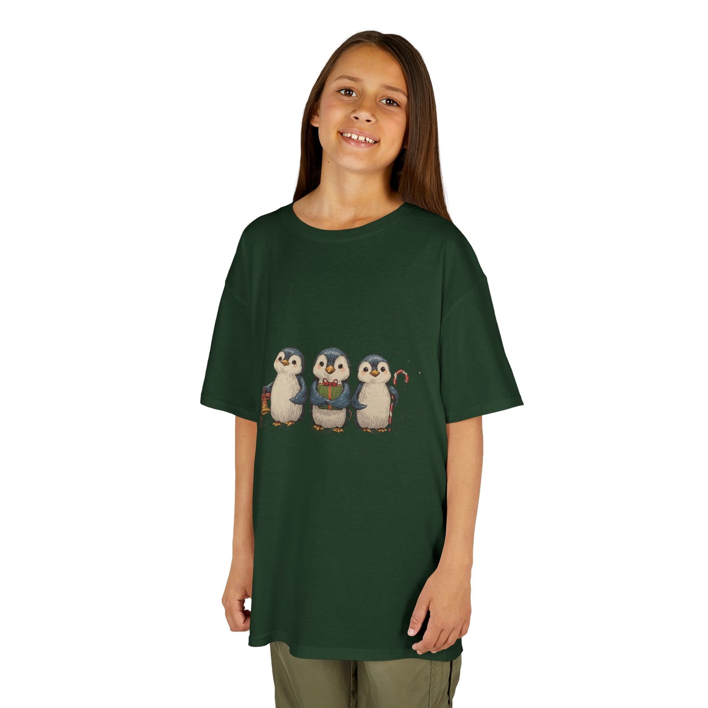 Whimsical Penguin Kids Tee