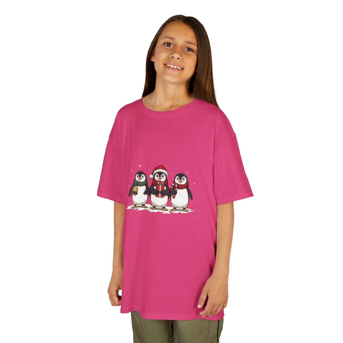 Christmas Penguin Kids Tee